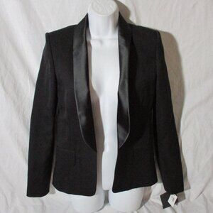 NEW NWT BALMAIN PARIS Wool BLAZER 36 BLACK Formal Wedding Event